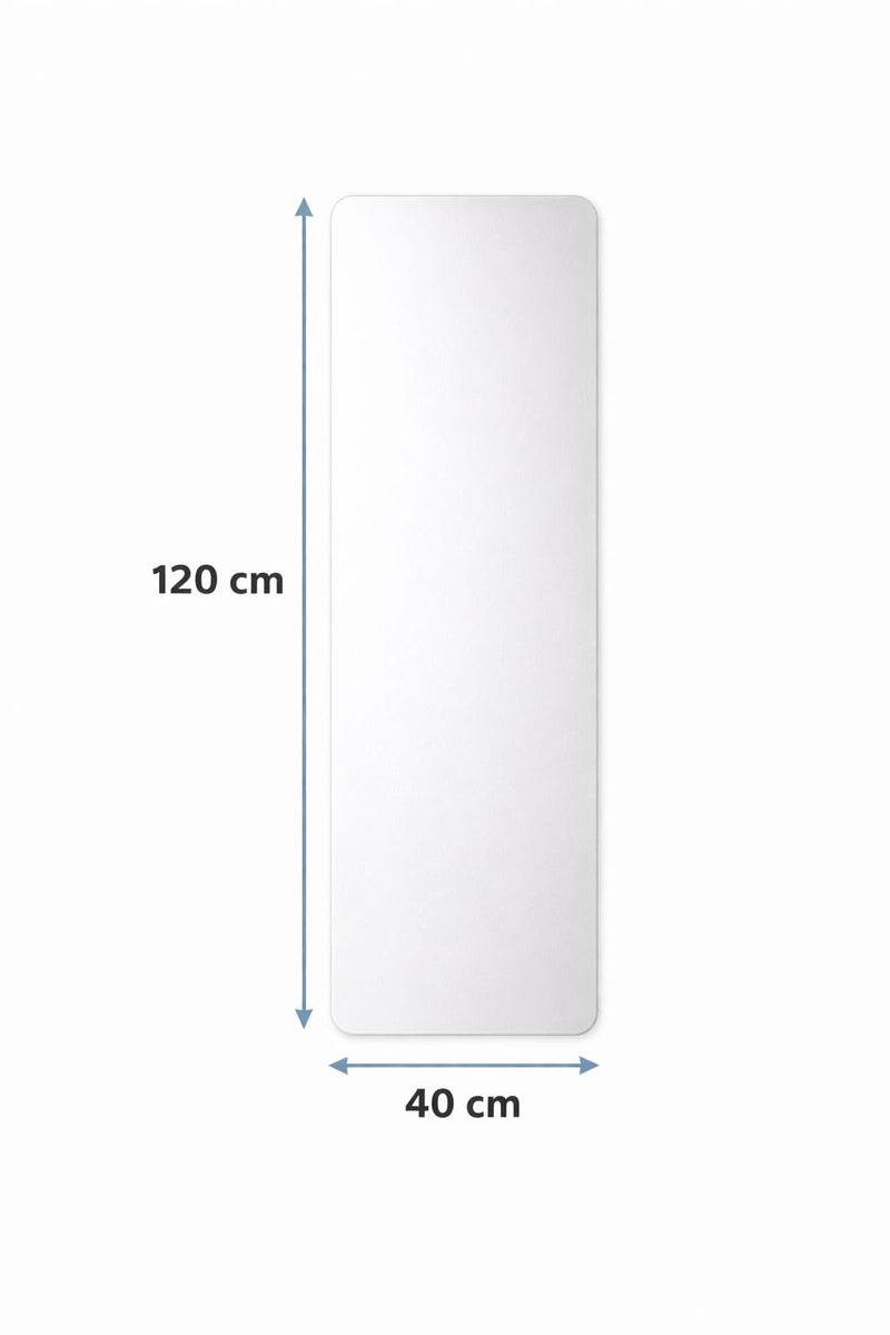 Wall Mounted Mirror Sticker Frameless, Self Adhesive Bathroom Mirror, Decorative Modern Mirror, Durable 2mm Thickness, Multi Sizes (120x40cm) - Image 2