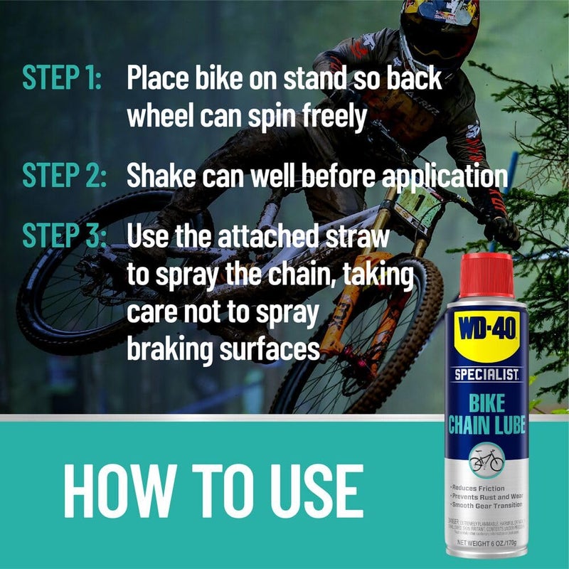 WD40 WD-40 Specialist Bike Chain Lube, 2.5 OZ - Image 2