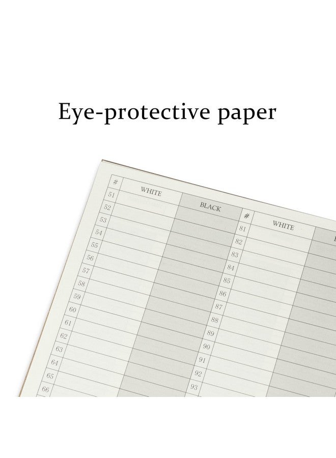 A&A 2 Pack Chess Scorebook, 50 Games Recordable, 100 Moves Per Game, Eye-Protection Chess Scorebook - Image 3