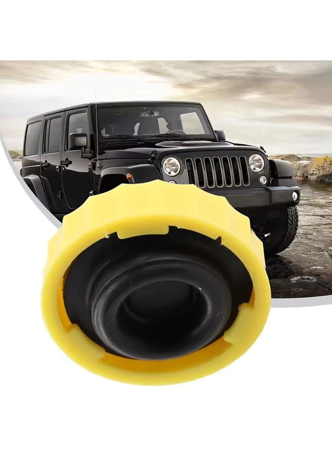 Yellow Anti Theft Brake Master Cylinder Cap For Jeep Wrangler Dodge RAM Oil Cap - Image 5