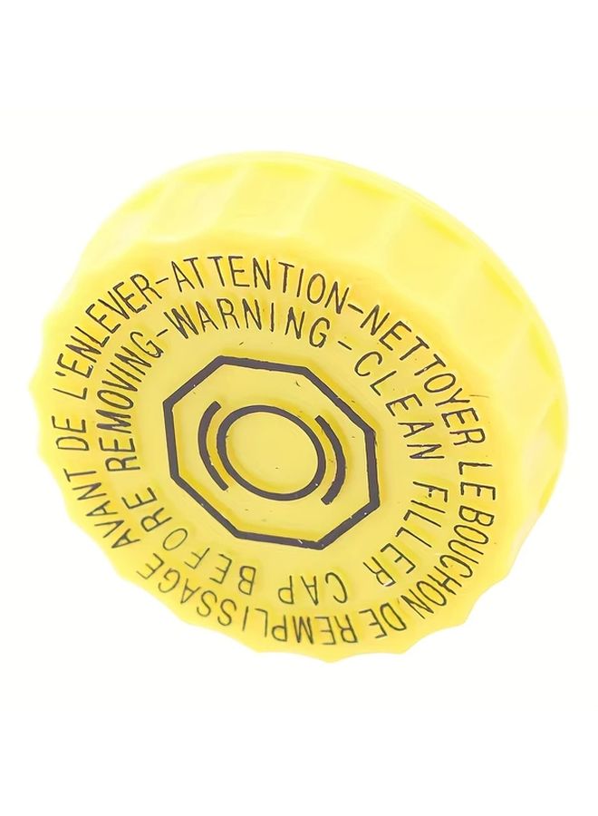 Yellow Anti Theft Brake Master Cylinder Cap For Jeep Wrangler Dodge RAM Oil Cap - Image 3