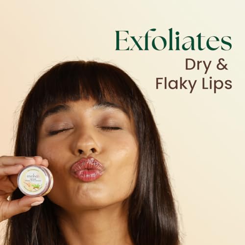 Moha Lip Scrub for Pigmented, Dry, Dark & Chapped Lips | Reduce Darkness & Wrinkles with Shea Butter, Honey, Vitamin C & E | Long Lasting, Non-Sticky, Brightens Complexion, Restores Natural Color & Soft & Smooth Lips – 12 GM (Pack of 1) - Image 3