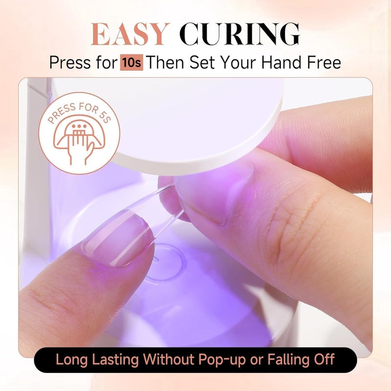 UNA GELLA 40ml Solid Gel False Nail Glue - Super Strong UV/LED Soak Off for Capsules, Acrylic Nails, Extensions & Press On Nails Affordable fast purchase options - Image 5
