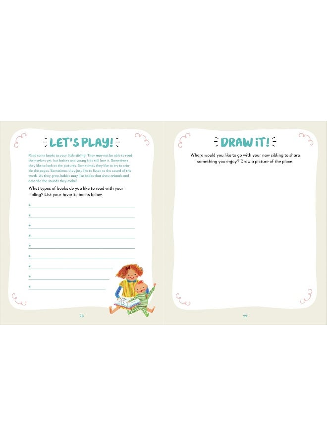 Welcome to the Family!: A Celebratory Journal for a New Big Sister or Brot  - Image 5