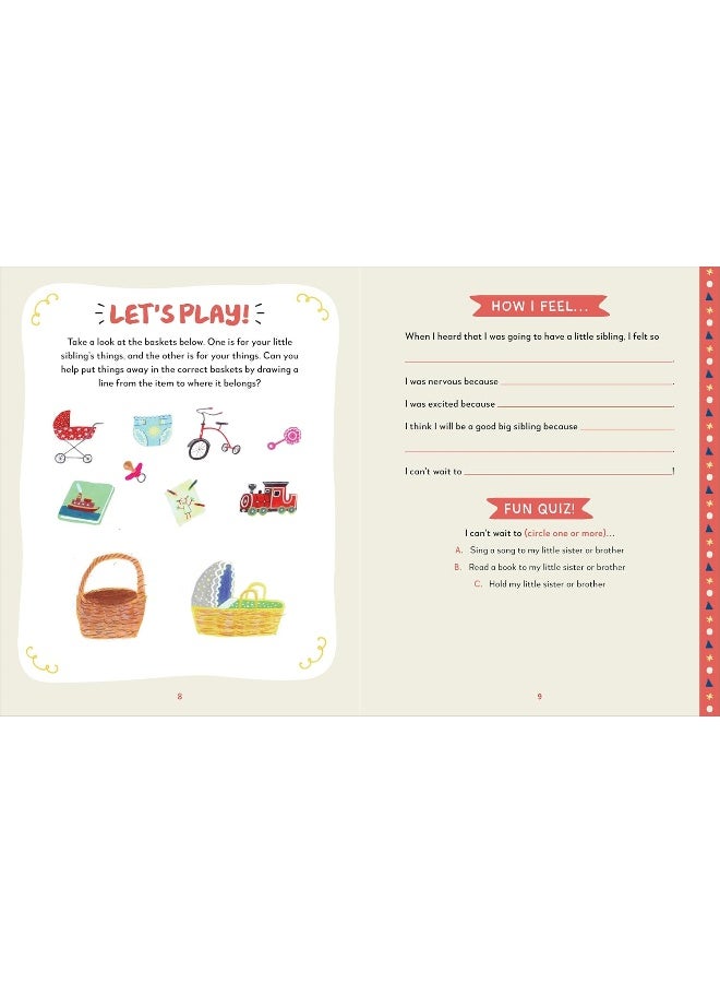 Welcome to the Family!: A Celebratory Journal for a New Big Sister or Brot  - Image 3