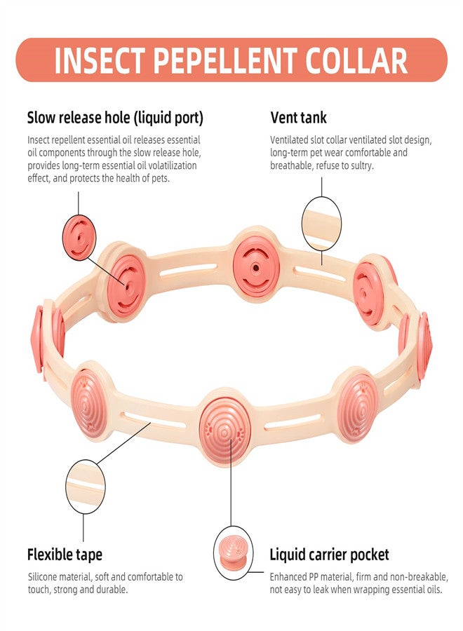 Flea Collar for Cat Kittens 32 Months Cat Flea and Tick Collar Protection 4 Pack Adjustable Flea Collar for Cats with Essential Oils Flea and Tick Prevention for Cats Collar - Image 4