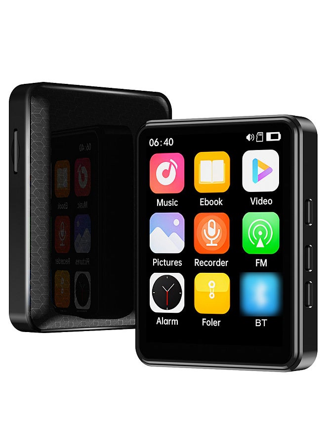Generic - MP3 & MP4 Player with Speaker 2.4 Inch Full Touch Screen BT with Built-in Speaker and TF Card Expansion Supports E-book Reading and High Clear Video Playback USB Mini Mp3 Player - Image 1