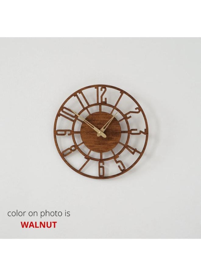 Home Gallery - Modern wall clock with numbers - Image 1