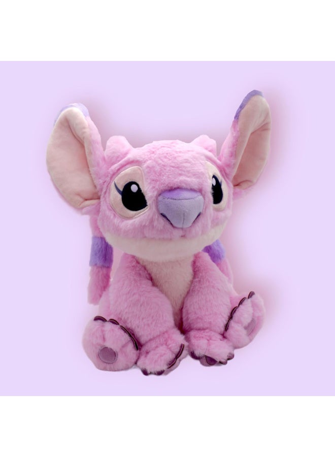 Disney Lilo & Stitch Angel Plush Toy, Pink, 10-Inch - Image 3