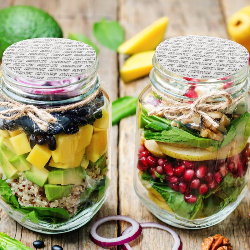 Tondiamo 70 mm Foam Lid Liner Pressure Sensitive Seal Round Jar Sealer Bottle Seals Heat Resistant Foam Cap Torque Activated Safety for Protection Safety Jar Cap Bottle Vial Tamper Gasket Kit(200 Pieces) - Image 5