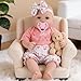 Milidool Realistic Reborn Baby Dolls Girl Realistic Baby Dolls Girl Real Looking 18 inch Doll with Soft Poseable Body Lifelike Newborn Baby Doll Kids Gift for 3 Years Old - Image 2