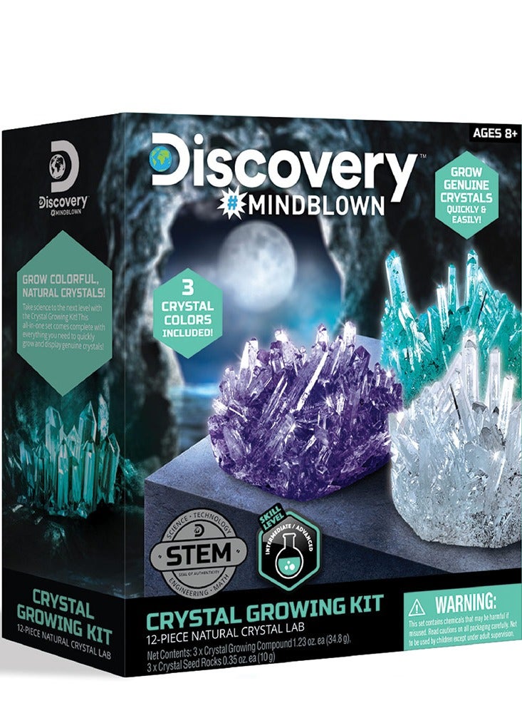 Discovery Mindblown 12-Piece Lab Crystal Growing Kit, STEM Toys for 8+ years - Image 2
