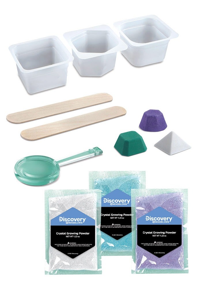 Discovery Mindblown 12-Piece Lab Crystal Growing Kit, STEM Toys for 8+ years - Image 3