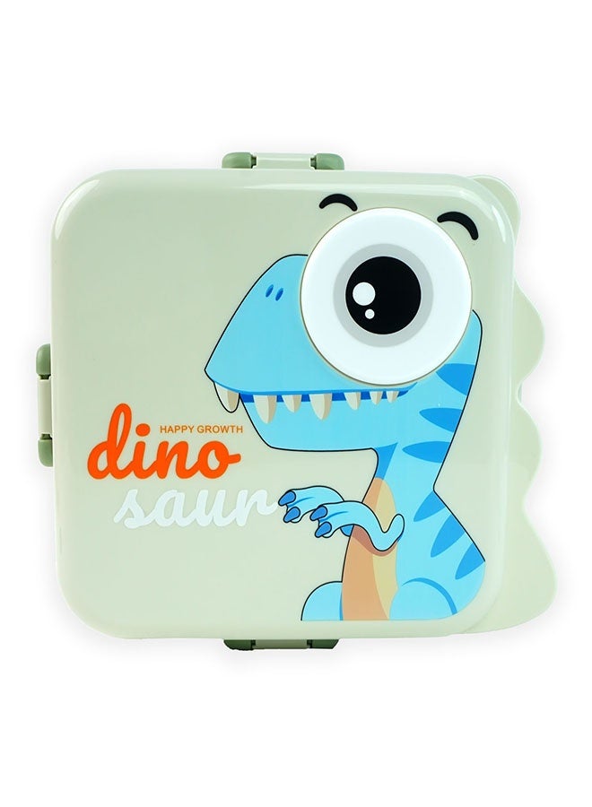 LITTLE SURPRISE BOX Little Surprise Box,Olive One Eye Stainless Steel Lunch Box For Kids - Image 1