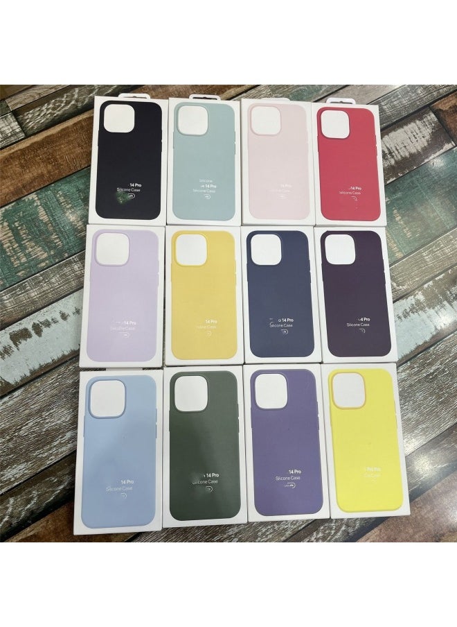 Generic - Suitable For Ihone14promax Liquid Silicone Magnetic Mobile Phone Case Animation Pop-up Window 14Magsafe Protective Cover-Color:Duck Tail Flower-Applicable Model:14pro - Image 1
