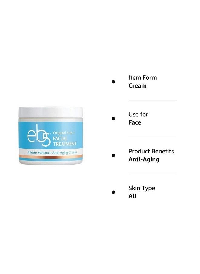 Intense Moisture Anti Aging Moisturizer Face and Neck Cream- Tone & Tighten Skin with Retinol, Fade Fine Lines and Wrinkles with Vitamin E, A and B5-4oz
