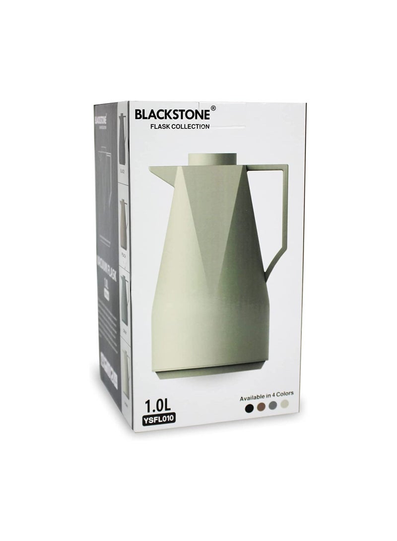 BLACKSTONE ترمس قهوة مفرغ من الهواء سعة 1 لتر مقاوم للتسرب يحافظ على مشروباتك ساخنة لفترة طويلة - YSFL010 - Image 3