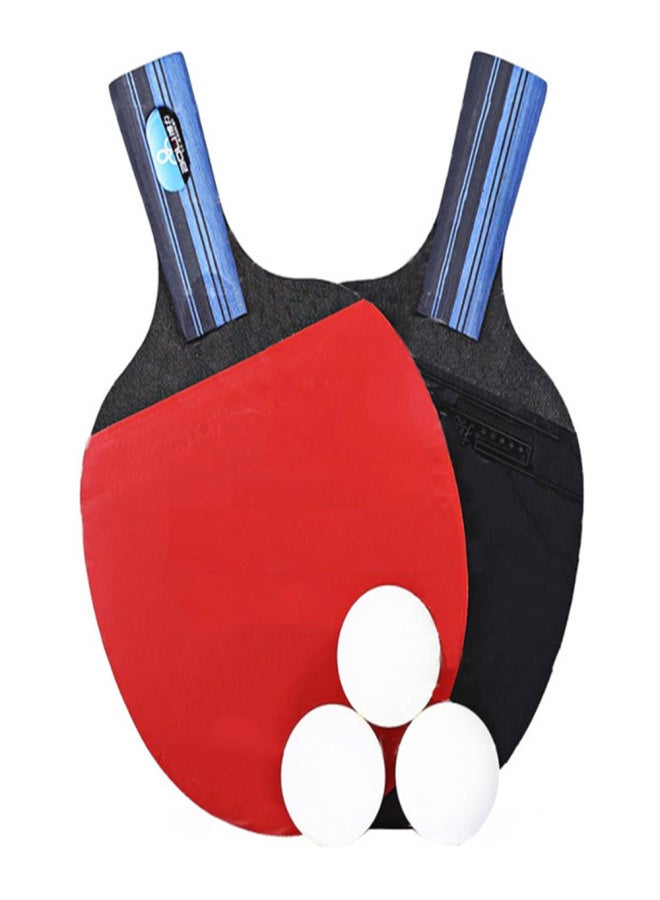 Boli Table Tennis Racket Set 2 Ping Pong Paddles and 3 Ping Pong Balls Storage Pouch - Image 3