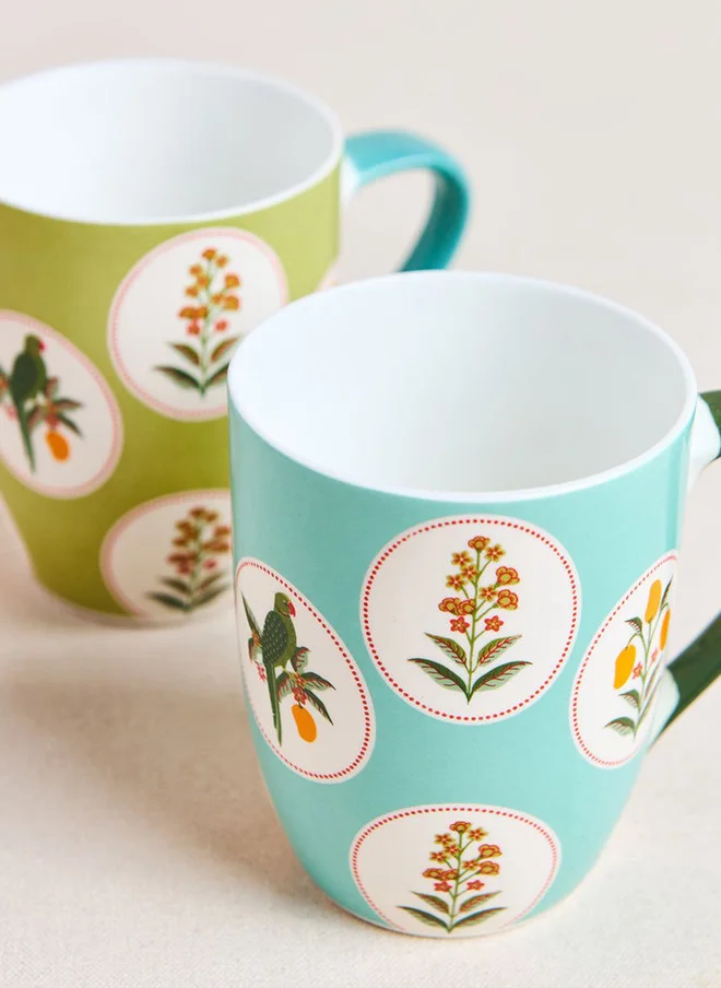 Chumbak  Serenade Brew Mugs Gift Set - Set of 2, 330 ml  | Best Price UAE