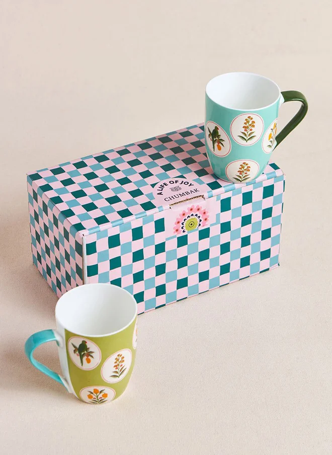 تشومباك Serenade Brew Mugs Gift Set - Set of 2, 330 ml