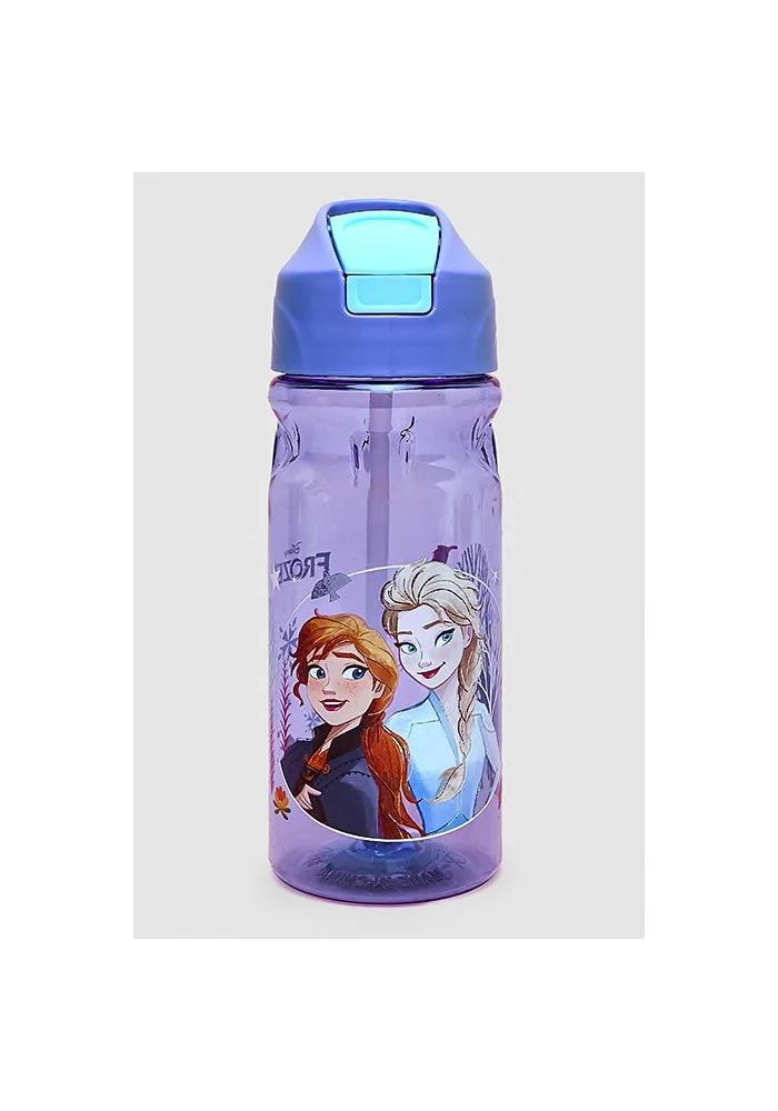 Frozen Print Sipper Water Bottle - 500ml