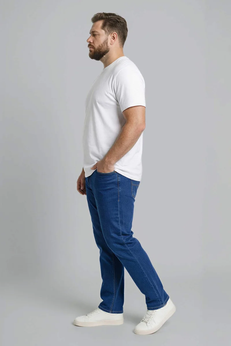 DeFacto Plus Size Sergio Regular Fit Trousers