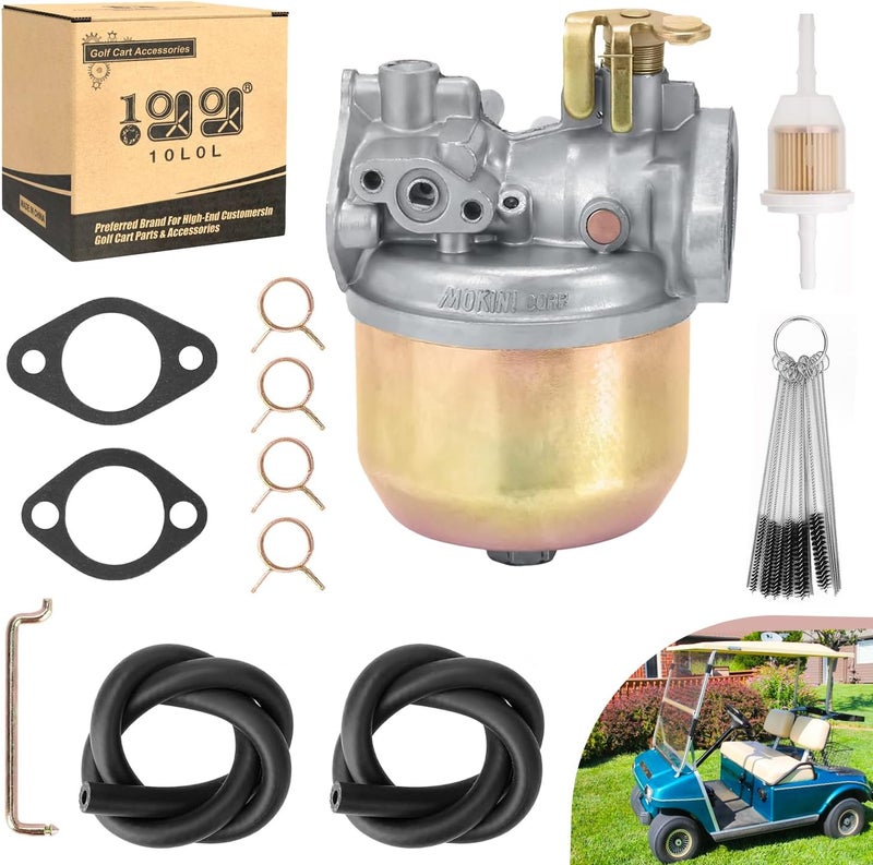 10L0L Carburetor Kit for Club Car DS Golf Cart Gas 1984-1991 with Kawasaki 341cc Engine - Image 1