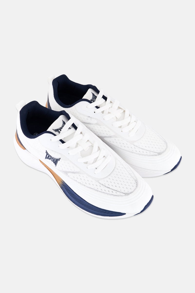 TapouT Men Lace Up Outdoor Shoes, White - Image 3