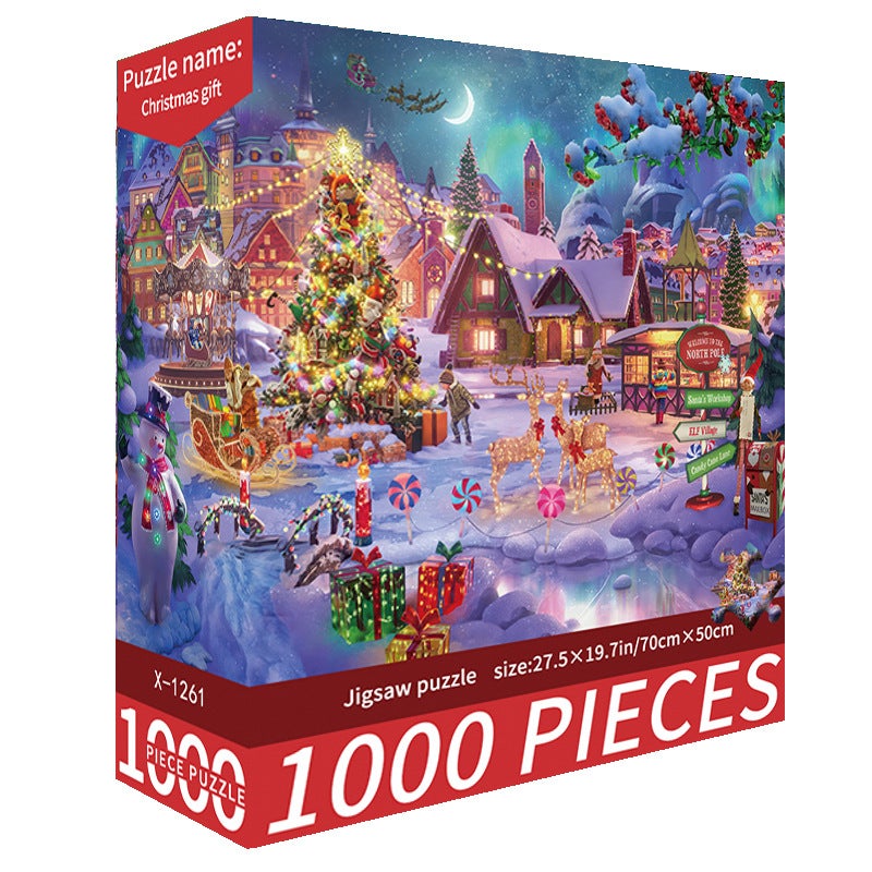 Adult 1000 Pieces Puzzle Manufacturers Cute Cure High Difficulty Decompression Girls' Educational Toys Birthday Gift - Image 1