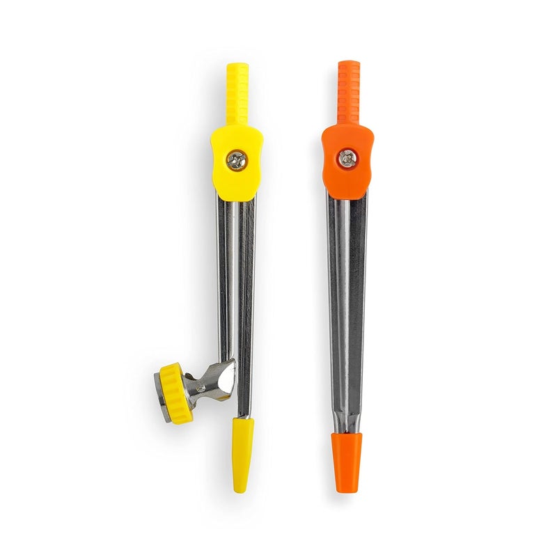 Camlin Scholar Mathematical Drawing Instruments, Multicolored, 10 Pieces - Image 3