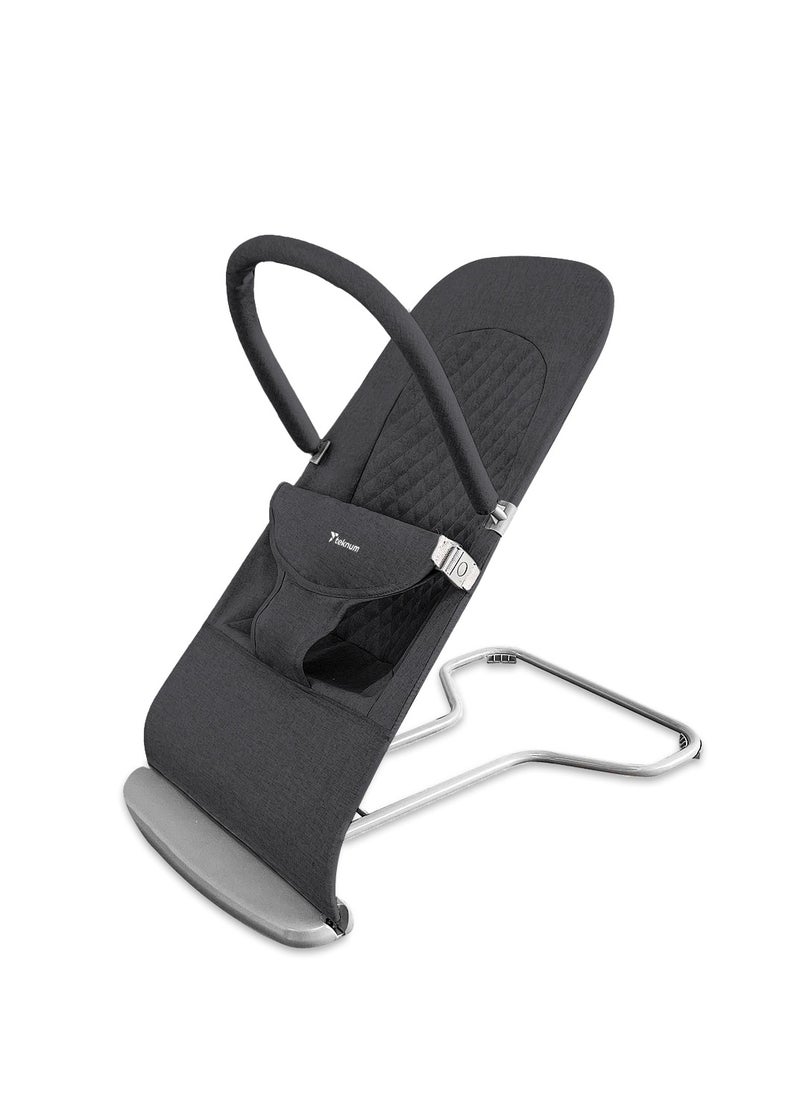 TEKNUM - 3 - Stage Baby Bouncer/ Recliner Seat - Black - Image 1