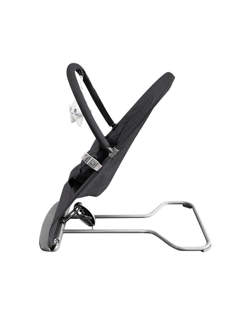 TEKNUM - 3 - Stage Baby Bouncer/ Recliner Seat - Black - Image 1