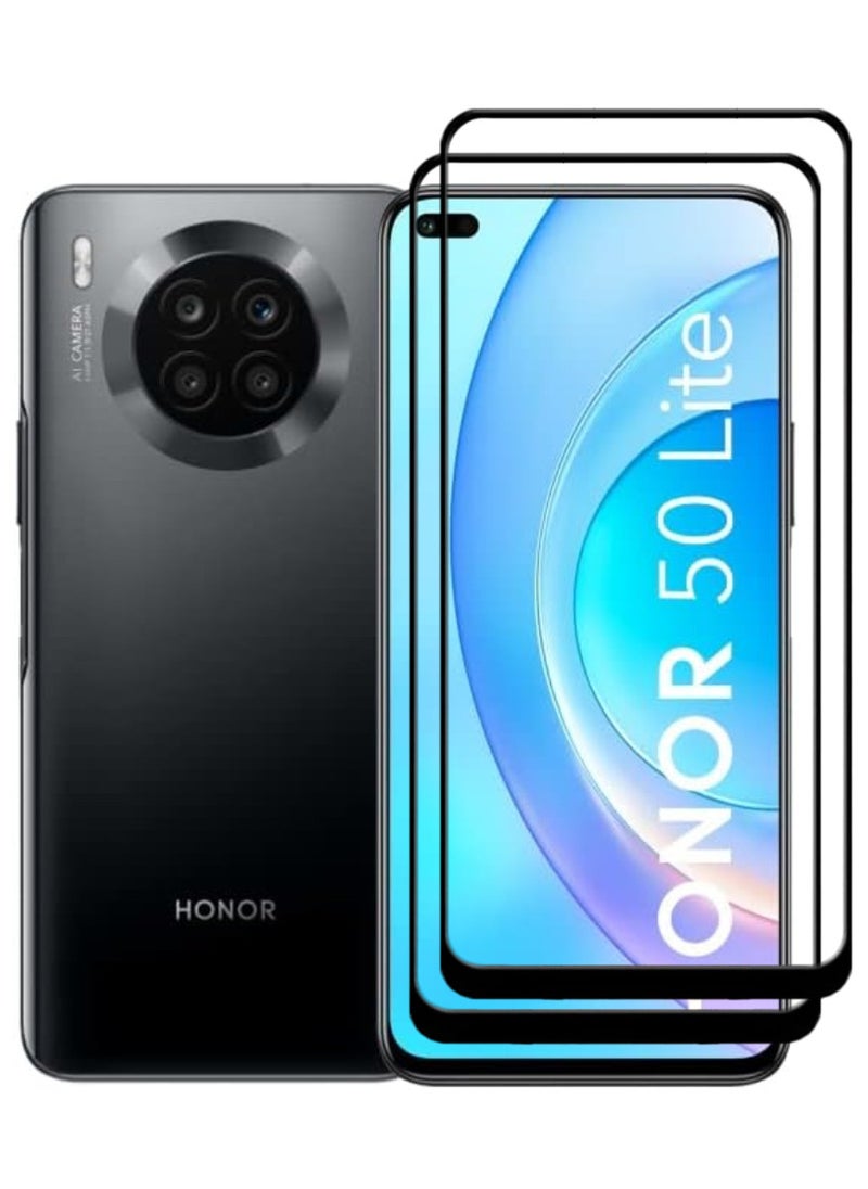 أكاليكس قطعتين، حماية شاشة،  لهاتف هونور 50 لايت، جودة ممتازة. - Image 1