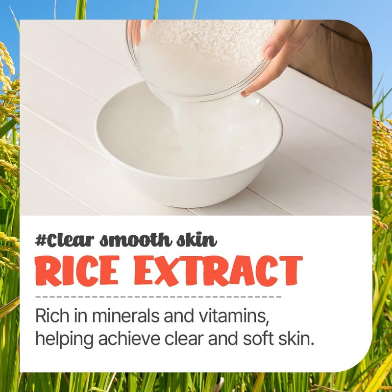 EUNYUL Daily Care Rice Foam Cleanser 5.07 fl. oz. / 150ml Korean Skincare Face Wash with Rice water - Image 5