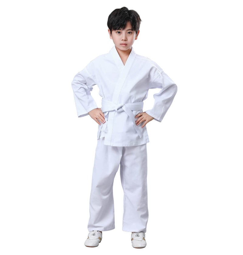 JUST YEARN Karate Gi for Kids & Adults Lightweight Students Karate Uniform Sets with Belt for Martial Arts trainning - Image 1