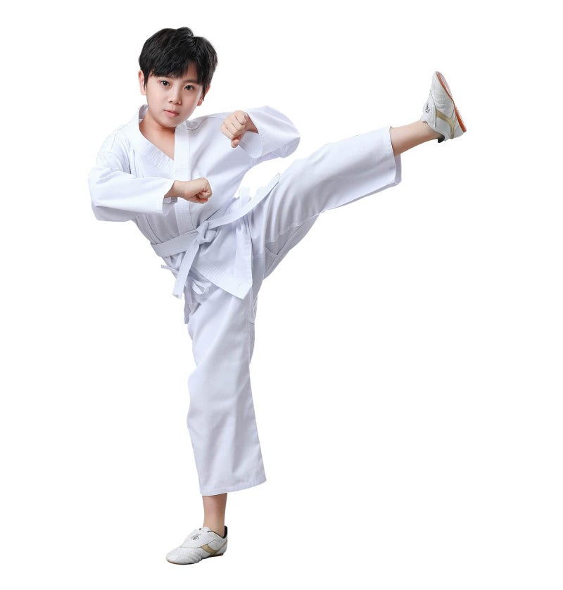 JUST YEARN Karate Gi for Kids & Adults Lightweight Students Karate Uniform Sets with Belt for Martial Arts trainning - Image 3