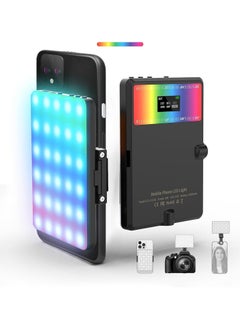 XVersion RGB LED Selfie and Video Lights, Portable Continuous Output Lights with Clip & Tripod, Photography Lighting,  - Image 1
