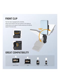 XVersion RGB LED Selfie and Video Lights, Portable Continuous Output Lights with Clip & Tripod, Photography Lighting,  - Image 5