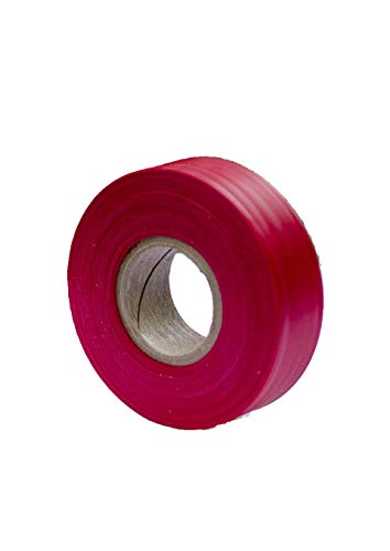 Bon Tool Bon 84-837 300-Feet by 1-3/16-Inch 4-Mil High Visibility Flagging Tape, Red, 12-Pack - Image 4