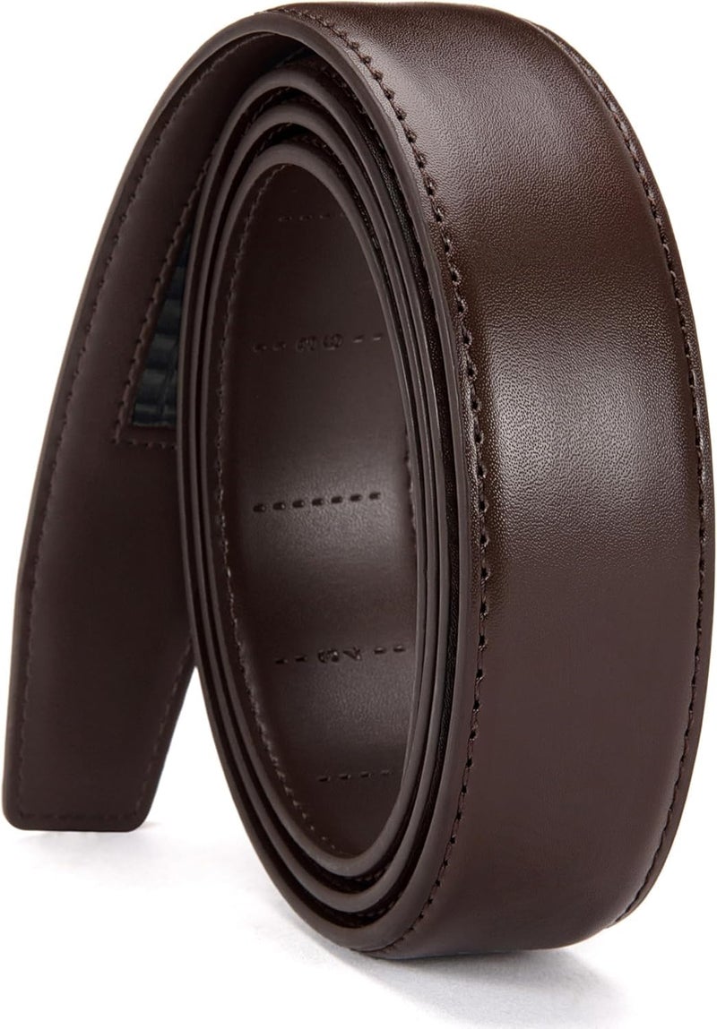 CONTACTS Belt Ratchet Buckle Strap Only – Waist Size Adjustable from 28" to 40" – Replacement Strap for Automatic Click Belts – No Buckle Included - Image 1