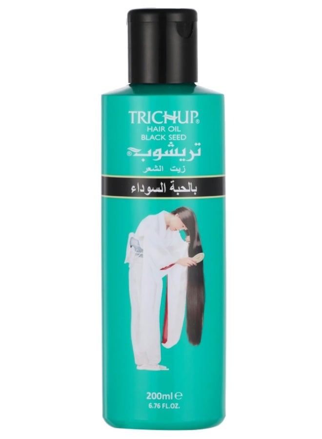 TRICHUP Black Seed Hair Oil - (200ml) | Strengthening Oil for Hair Growth & Shine - Image 1