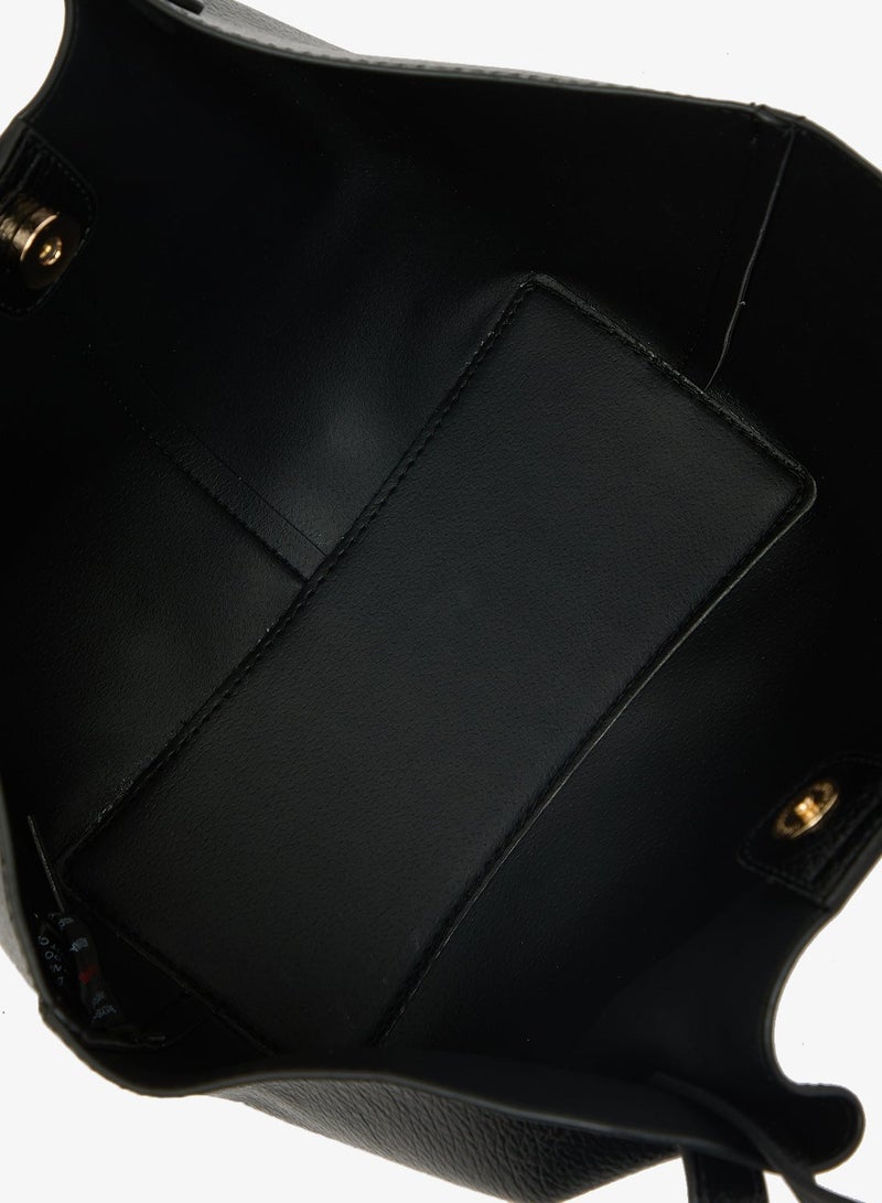 GLAMOROUS Faux Leather Structured Tote - Image 5