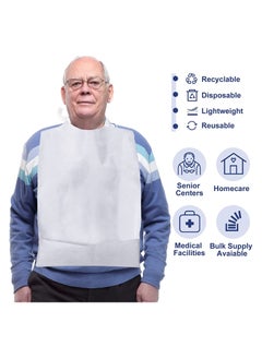 Generic Disposable Bib, Suitable for Elderly People to Eat, Suitable for Hot Pot Barbecue, Comfortable, Thick, Durable, Impermeable, for Protecting Clothing  - Image 4