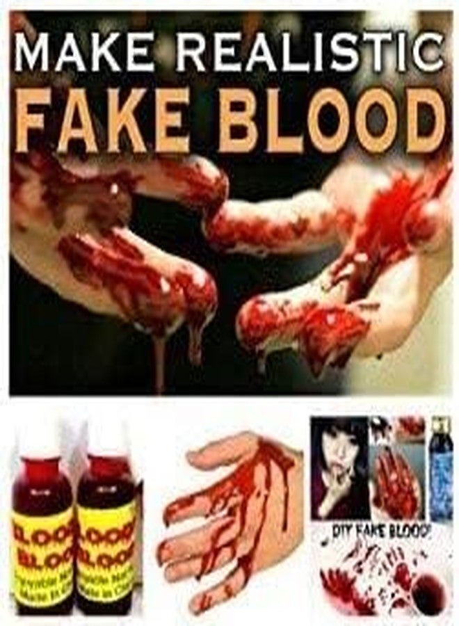 PRP Creation Fake Blood 30ml (Pack of 3) - Red, Liquid, Bottle - Halloween Accessory - Image 3