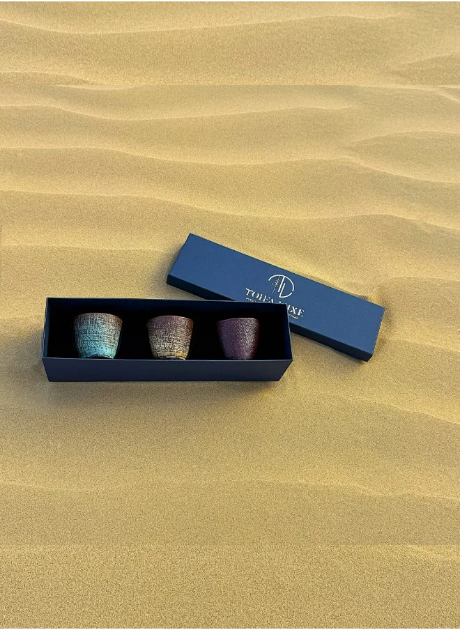 Tohfa Luxe TohfaLuxe Shams Cups - Set of 3 in a Gift Box