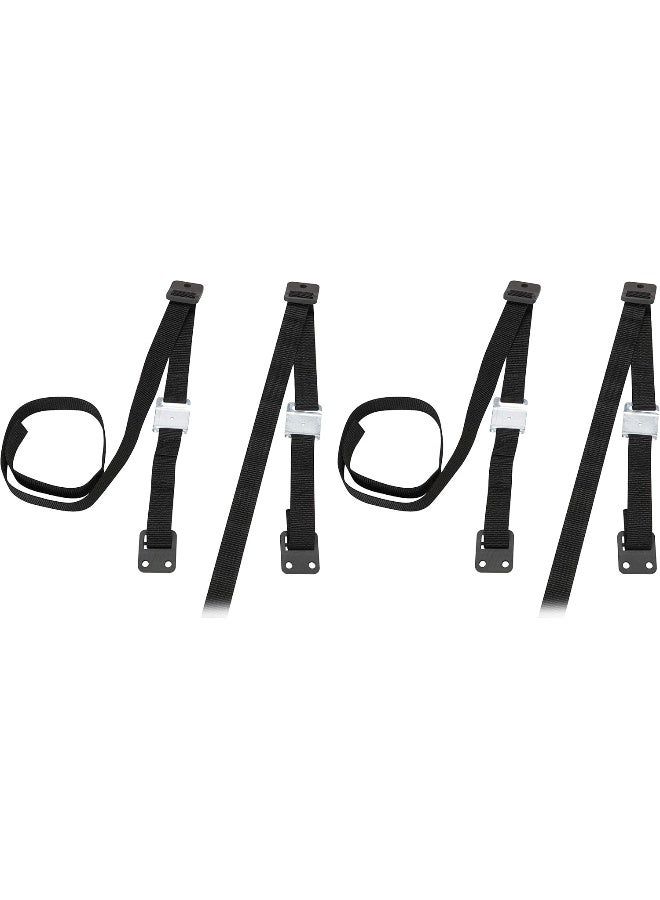 Safety 1st Furniture Strap, 4PK, One Size, Black, 4 Straps - Image 1