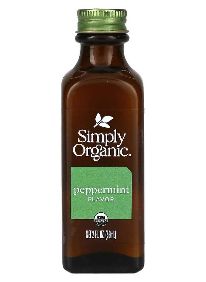 Simply Organic عضوي ببساطة، نكهة النعناع، 2 أونصة سائلة (59 مل) - Image 1