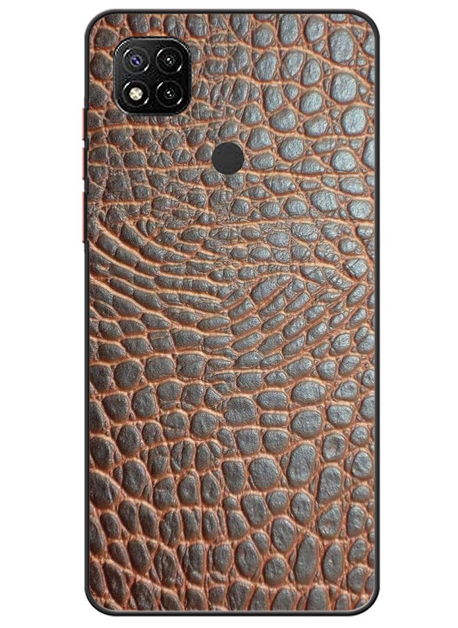 EYE CATCH Protective Case Cover For Xiaomi Redmi 9C Alligator Texture  - Image 1
