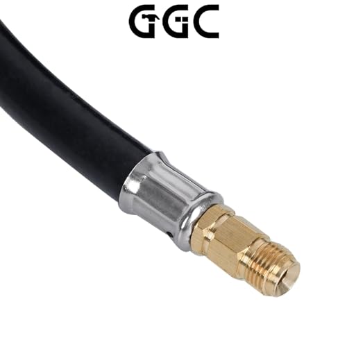 GGC 2 Feet RV Propane Pigtail Hose QCC1 Connector with 1/4'' Inverted Male Flare (2PCS) - Image 2