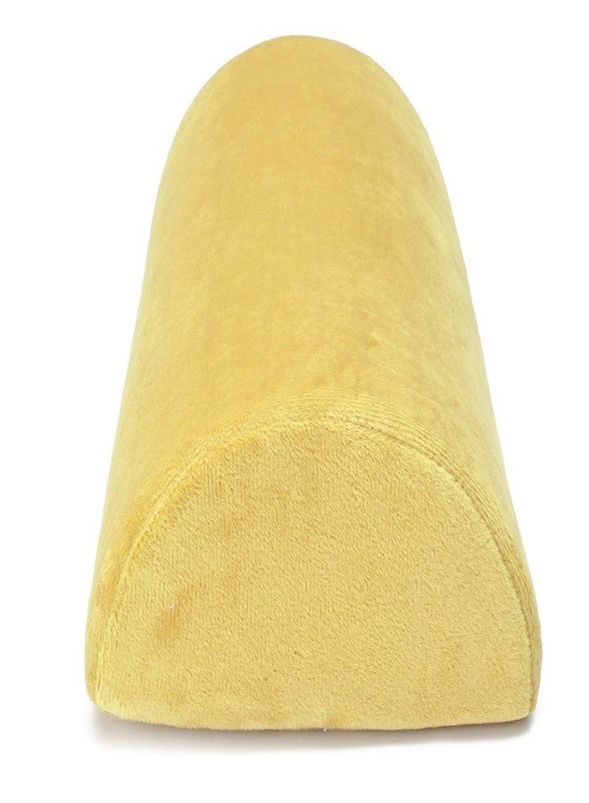 SKYZONAL Multi-use Bolster Pillow for Legs Back Neck Lumbar Spine Knee Pain Relief Memory Foam Support Pillow (Yellow) - Image 5